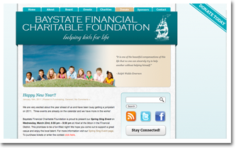 Baystate Charitable Foundation Website & Blog