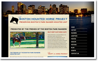 Boston Horse Project Website & Blog